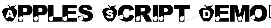 Apples Script Demo字体转换